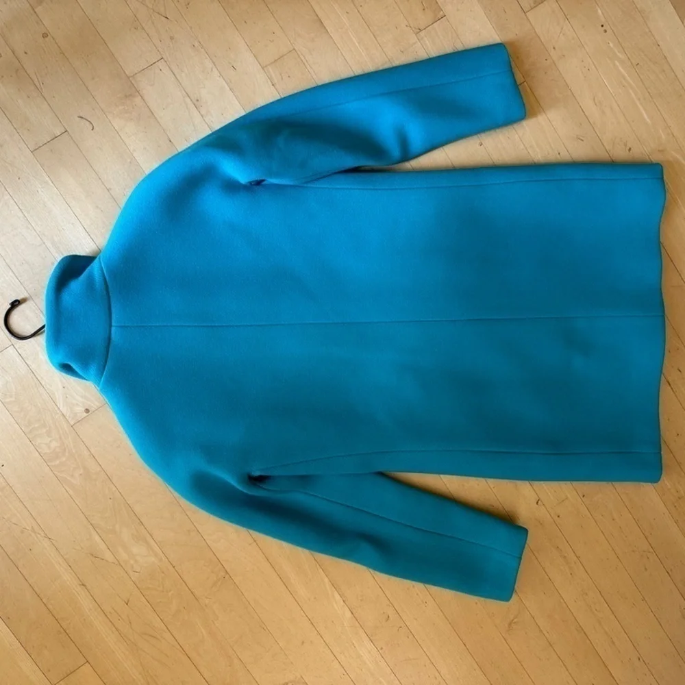 NWT J. Crew Women's Cocoon coat in Italian stadium-cloth wool, 00,   GD1068 - Picture 9 of 9